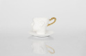 Doll head mug with gold handle Doll head mug with gold handle