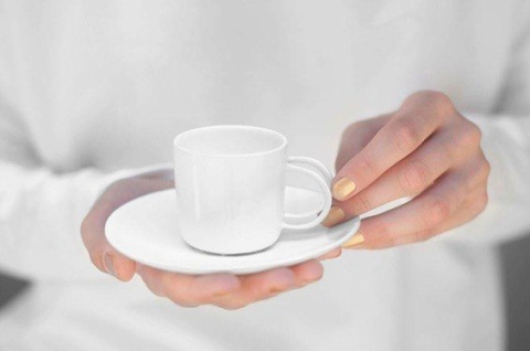 Porcelain espresso mug white Porcelain espresso mug white