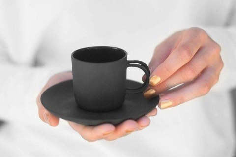 A cup of black espresso A cup of black espresso
