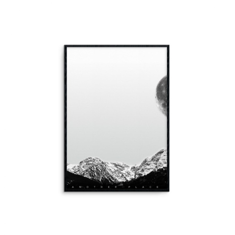 Grafika "mountains - white"