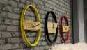 Zegar Wood Yellow Zegar Wood Yellow