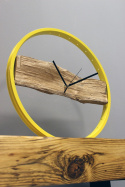 Zegar Wood Yellow Zegar Wood Yellow