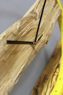 Zegar Wood Yellow Zegar Wood Yellow