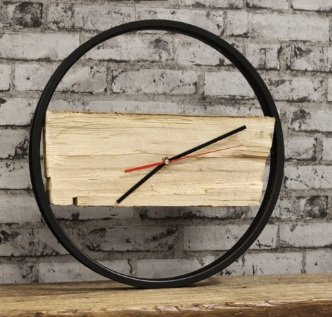 Zegar Wood Black Zegar Wood Black