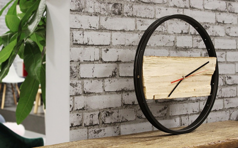 Zegar Wood Black Zegar Wood Black