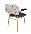 Fotel tapicerowany Terrazzo z podłokietnikami