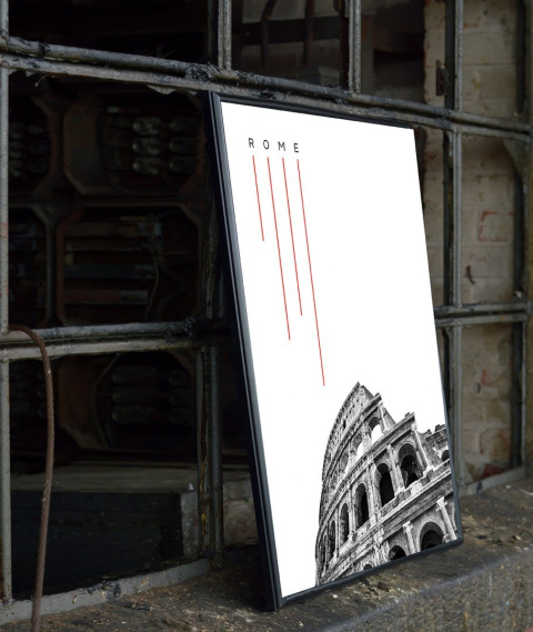 Graphic in frame Rome Graphic in frame Rome