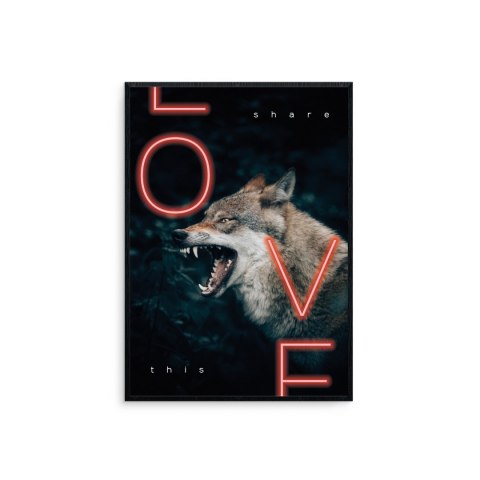 Graphic in frame LOVE Graphic in frame LOVE