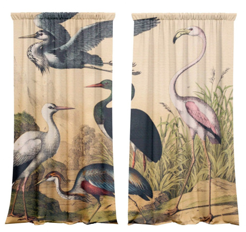 Komplet zasłon Birds Komplet zasłon Birds