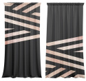 Komplet zasłon Strips Komplet zasłon Strips