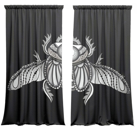 Komplet zasłon Scarab Komplet zasłon Scarab