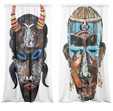 Cotton curtains Mask Cotton curtains Mask
