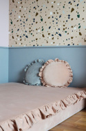 HAPPY SLEEP round with frill Mattress HAPPY SLEEP round with frill Mattress