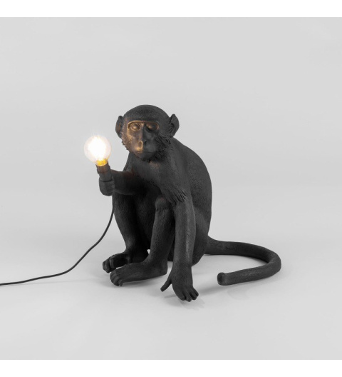 Monkey Seletti Standing Lamp black Monkey Seletti Standing Lamp black