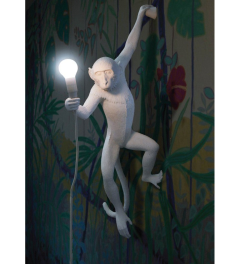 Monkey Seletti lamp hanging white Monkey Seletti lamp hanging white