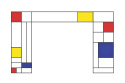 Metalowa ściana ażurowa Insp.de Stijl