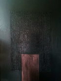 "Copper shadow " Obraz strukturalny akryl na płotnie 90x120