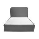 PLUM 5 boucle graphite upholstered bed